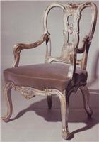 欧式古典风格扶手休闲椅