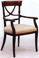 欧式新古典风格扶手餐椅