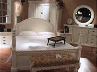 美式古典风格有床尾屏的床