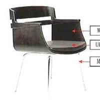 现代风格扶手书椅