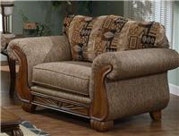 美式古典风格有扶手单位沙发