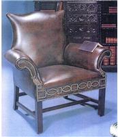 美式古典风格有扶手单位沙发