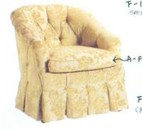 欧式新古典风格有扶手单位沙发