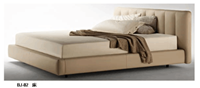 后现代新古典风格无床尾屏的床