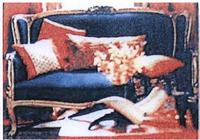 欧式古典风格有扶手双位沙发