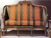 美式古典风格有扶手三位沙发