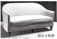 后现代新古典风格有扶手双位沙发
