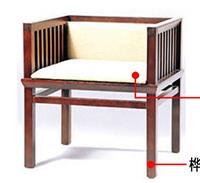 后现代新古典风格扶手休闲椅YQX- 129