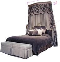 美式古典风格无床尾屏的床CBG-0404