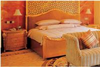 美式新古典风格有床尾屏的床CBG-0031