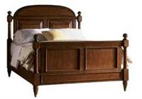 美式古典风格有床尾屏的床CBG-0039