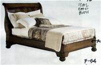 美式新古典风格无床尾屏的床CBG-0111