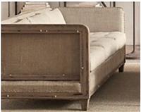 美式新古典风格有扶手三位沙发HF-100333