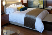 现代风格只有床屏的床HF-1001020