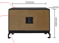 后现代新古典风格装饰柜HF-1001027