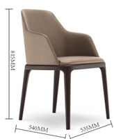 现代风格扶手餐椅HF-1001034