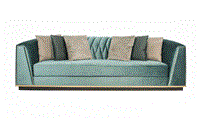 后现代新古典风格有扶手三位沙发HF-1001201