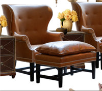 美式古典风格扶手休闲椅HF-1001244
