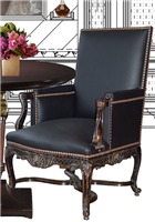 美式古典风格扶手装饰椅HF-1001273