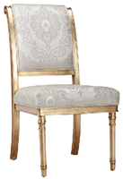 美式新古典风格无扶手餐椅HF-1001371