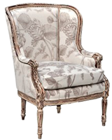 欧式古典风格扶手休闲椅HF-1001375