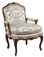 美式古典风格扶手装饰椅HF-1001380