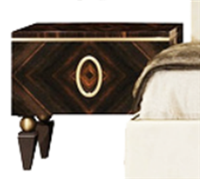 后现代新古典风格方形床头柜HF-1001457