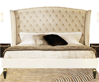 欧式新古典风格只有床屏的床HF-1001459