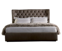 美式新古典风格只有床屏的床HF-1001509