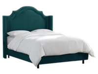 后现代新古典风格只有床屏的床HF-1001511