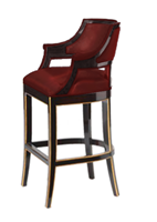 美式新古典风格扶手吧椅HF-1001610