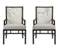 新中式风格扶手餐椅HF-1001630