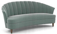 美式新古典风格无扶手三位沙发HF-1003009