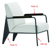 后现代新古典风格扶手休闲椅HF-1003024