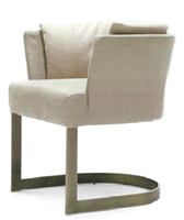 美式新古典风格扶手餐椅HF-1003032