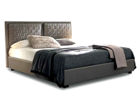 后现代新古典风格只有床屏的床HF-1001861