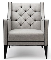 美式新古典风格扶手休闲椅HF-1002450