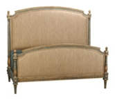 欧式古典风格有床尾屏的床HF-1002620