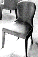 美式新古典风格无扶手餐椅HF-1001695