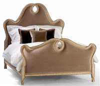 美式新古典风格只有床屏的床HF-1002057