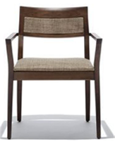 美式新古典风格扶手餐椅HF-1002716