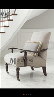 美式新古典风格扶手休闲椅HF-1002974