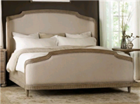 美式新古典风格有床尾屏的床HF-1002995