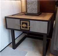 新中式风格方形床头柜HF-1001577