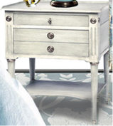 欧式新古典风格方形床头柜HF-1002029