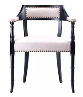 美式新古典风格扶手餐椅HF-1002404