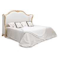 美式新古典风格只有床屏的床HF-1002117