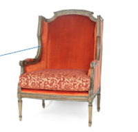 美式新古典风格扶手休闲椅HF-1002148