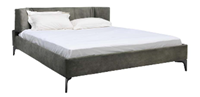 现代风格只有床屏的床HF-1002193