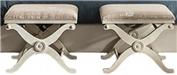 美式新古典风格方形座凳踏HF-1003251